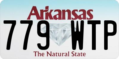 AR license plate 779WTP