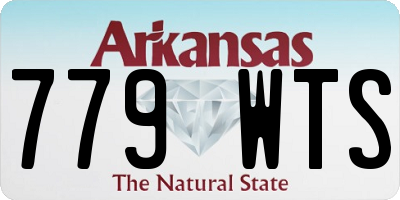 AR license plate 779WTS