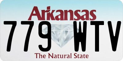 AR license plate 779WTV