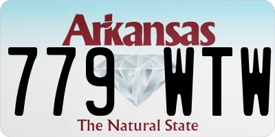 AR license plate 779WTW