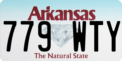 AR license plate 779WTY