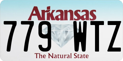 AR license plate 779WTZ