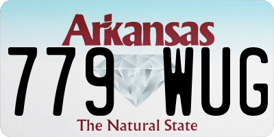 AR license plate 779WUG