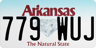 AR license plate 779WUJ