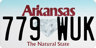 AR license plate 779WUK