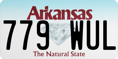 AR license plate 779WUL