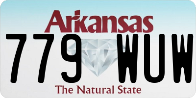 AR license plate 779WUW