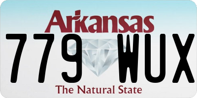 AR license plate 779WUX