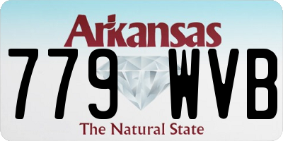 AR license plate 779WVB