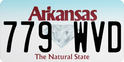 AR license plate 779WVD