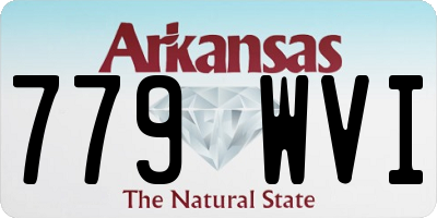 AR license plate 779WVI