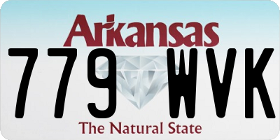 AR license plate 779WVK