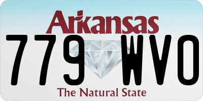 AR license plate 779WVO