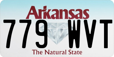 AR license plate 779WVT