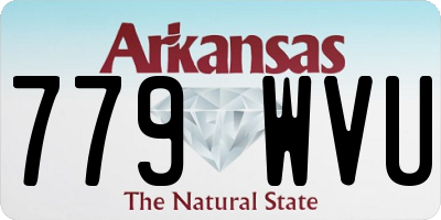 AR license plate 779WVU