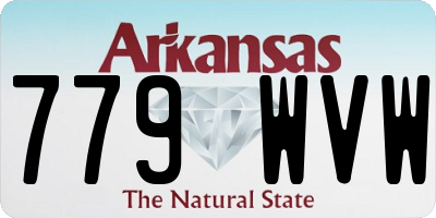 AR license plate 779WVW