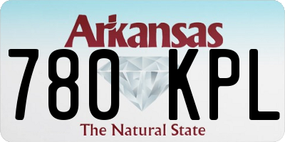 AR license plate 780KPL