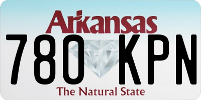 AR license plate 780KPN