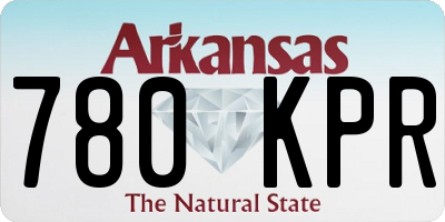 AR license plate 780KPR