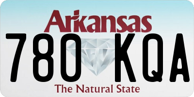 AR license plate 780KQA