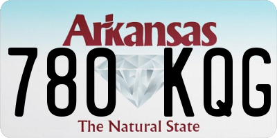 AR license plate 780KQG