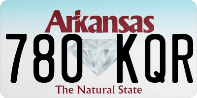 AR license plate 780KQR