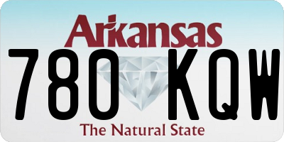 AR license plate 780KQW