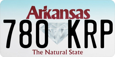 AR license plate 780KRP