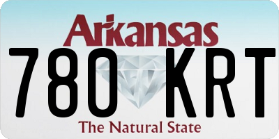 AR license plate 780KRT