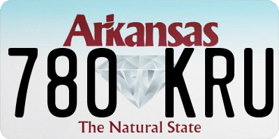 AR license plate 780KRU