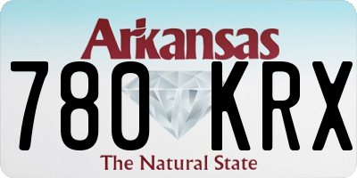 AR license plate 780KRX