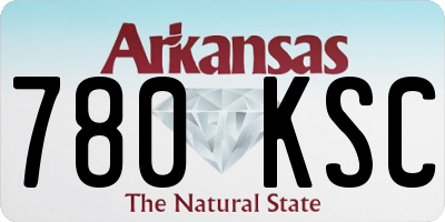 AR license plate 780KSC