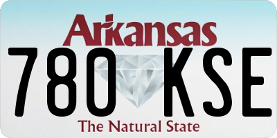 AR license plate 780KSE