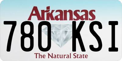 AR license plate 780KSI