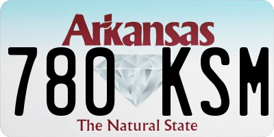 AR license plate 780KSM