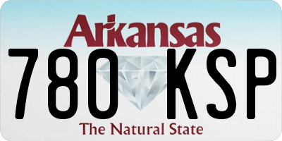 AR license plate 780KSP