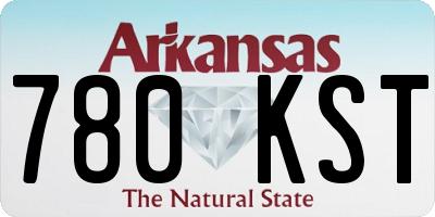 AR license plate 780KST