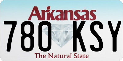 AR license plate 780KSY