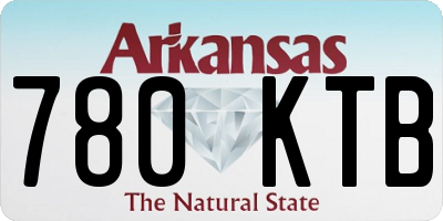 AR license plate 780KTB