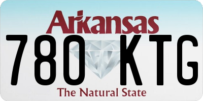 AR license plate 780KTG