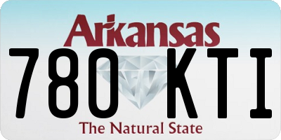 AR license plate 780KTI