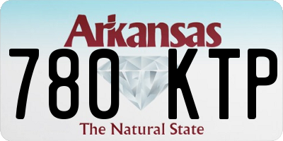 AR license plate 780KTP