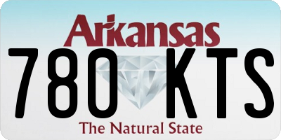 AR license plate 780KTS