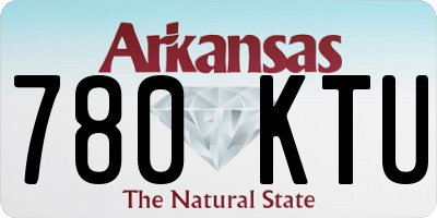 AR license plate 780KTU