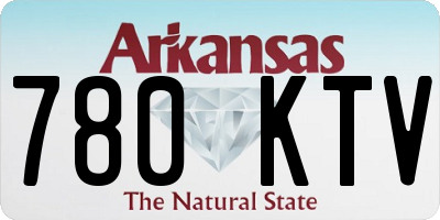 AR license plate 780KTV