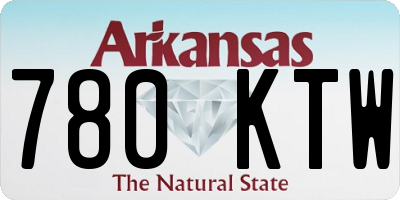 AR license plate 780KTW