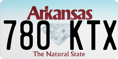 AR license plate 780KTX
