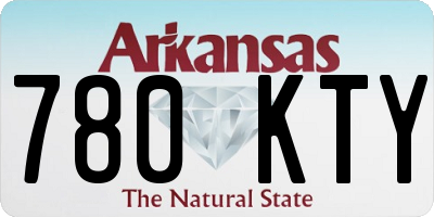 AR license plate 780KTY