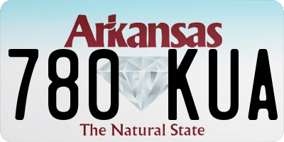 AR license plate 780KUA