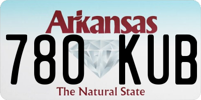 AR license plate 780KUB
